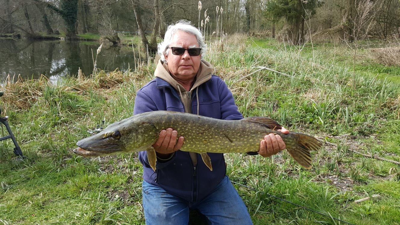 John with his 10lb Pike from Langham 1 in March