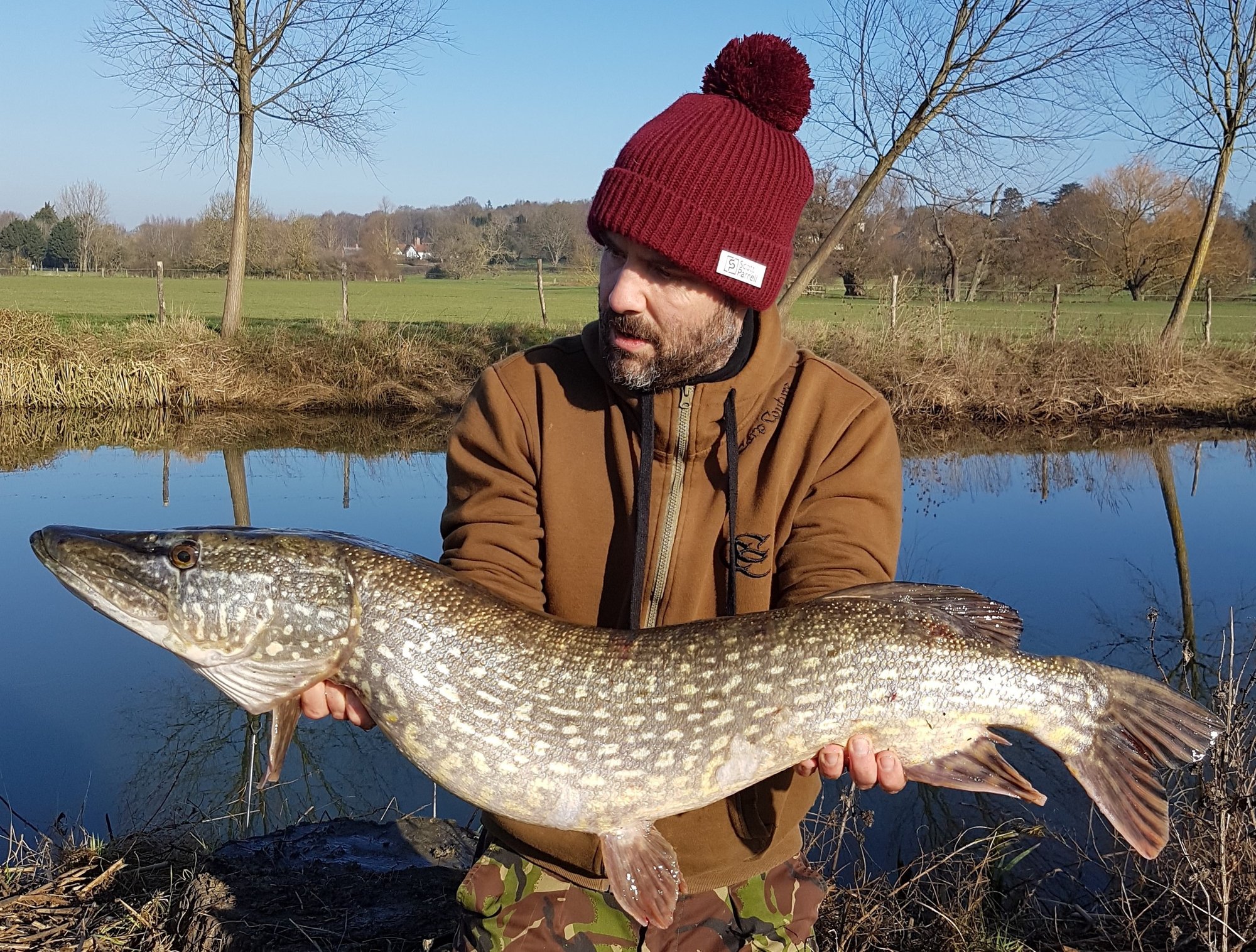 Martin with his 16lb 12oz Pike from Langham River