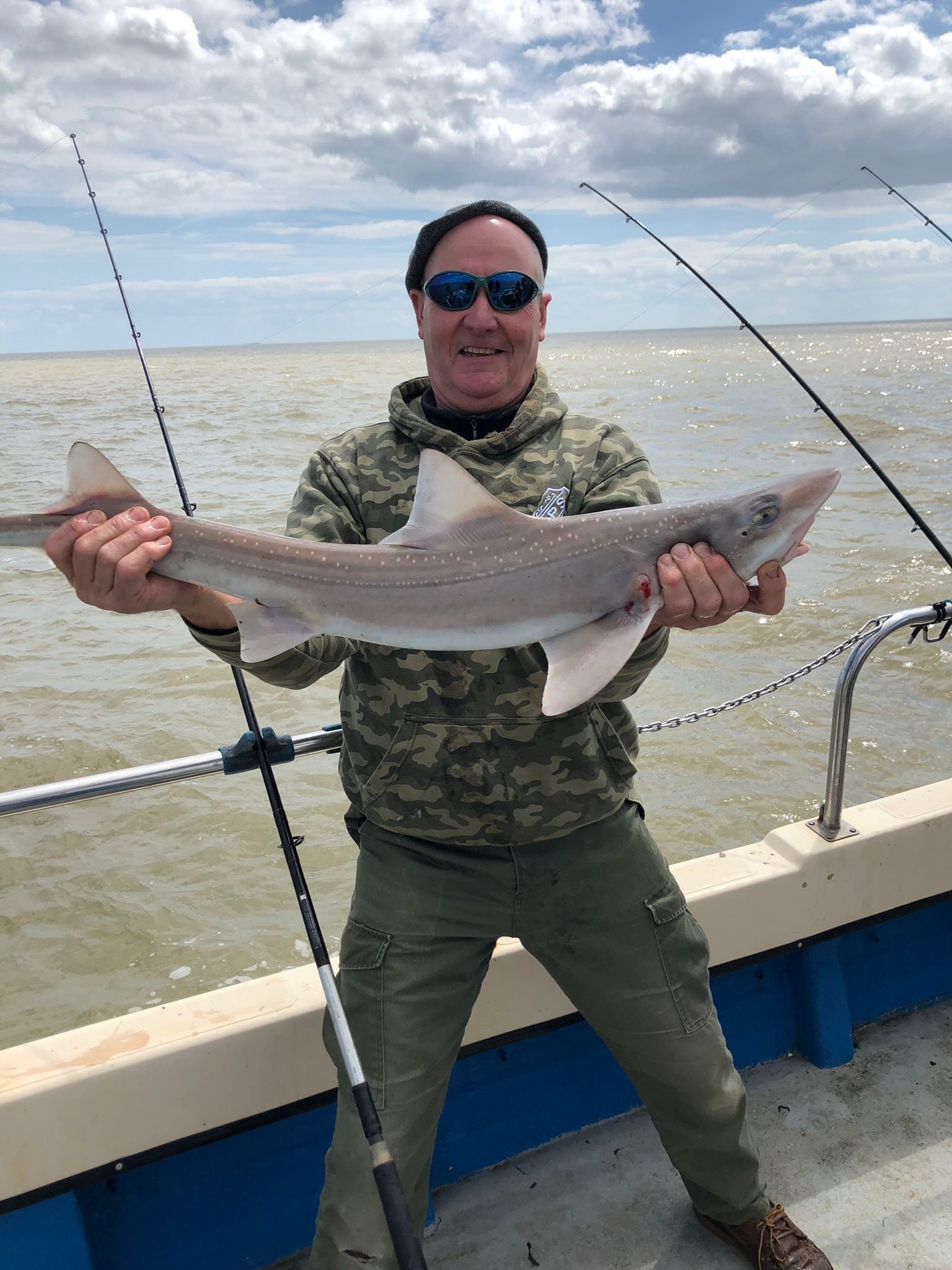 Barry with another nice smoothhound
