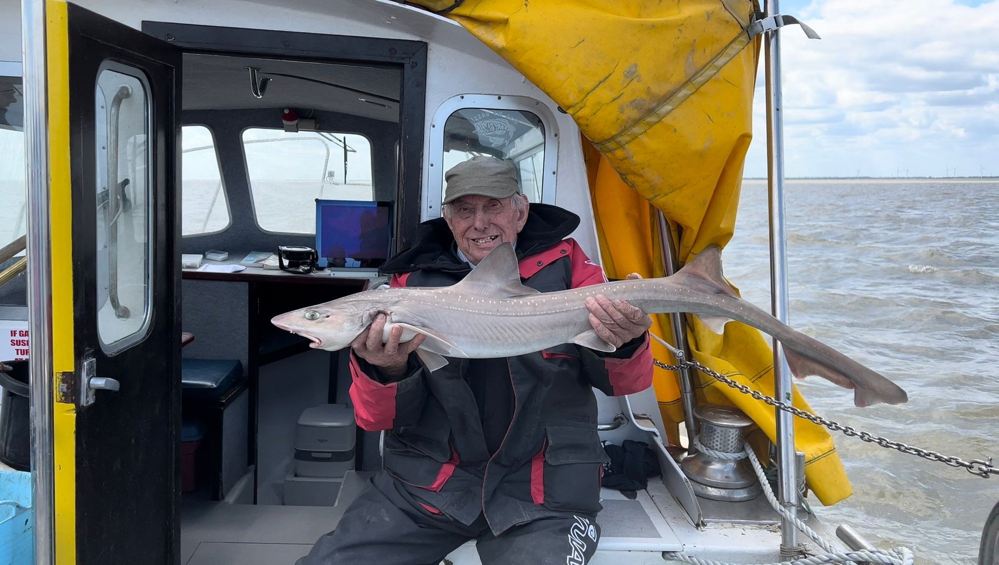 John with his 12 lb smoothhound